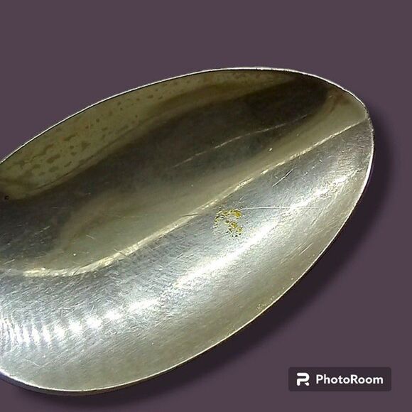 Oneida Silver Raymond Straight Handled Baby Spoon-1898-Silverplate-Scrolls - Picture 5 of 6